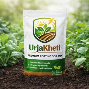Urjakheti Premium Potting Soil Mix for All Plants | Ready to Use Garden Soil, 1kg