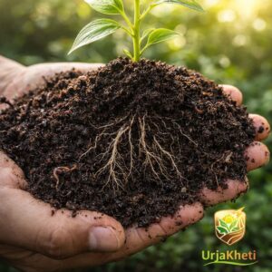 Urjakheti Premium Organic Get Vermicompost Fertilizer | 100% Natural & Chemical-Free, 10kg