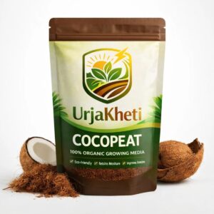 Urjakheti Premium Cocopeat for Plants | Organic Growing Medium for Gardening & Farming, 1kg